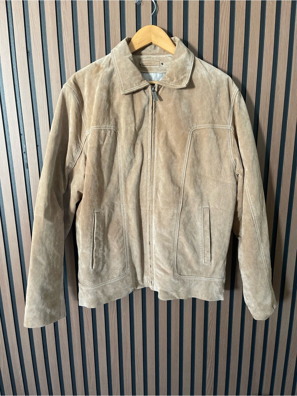 Wilsons Leather suede jacket coat m. julian